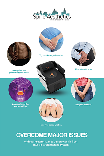 Image of EMS chair to treat Urine leakage West Malling from Spire Aesthetics