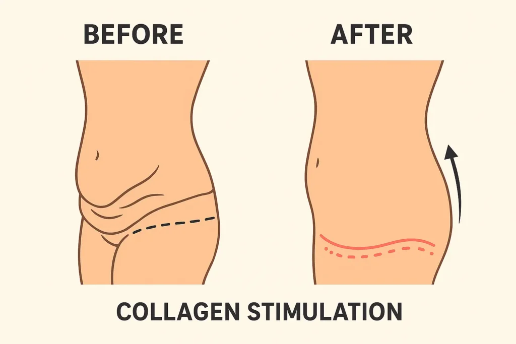 Before and after results for sagging skin after weight loss injections West Malling