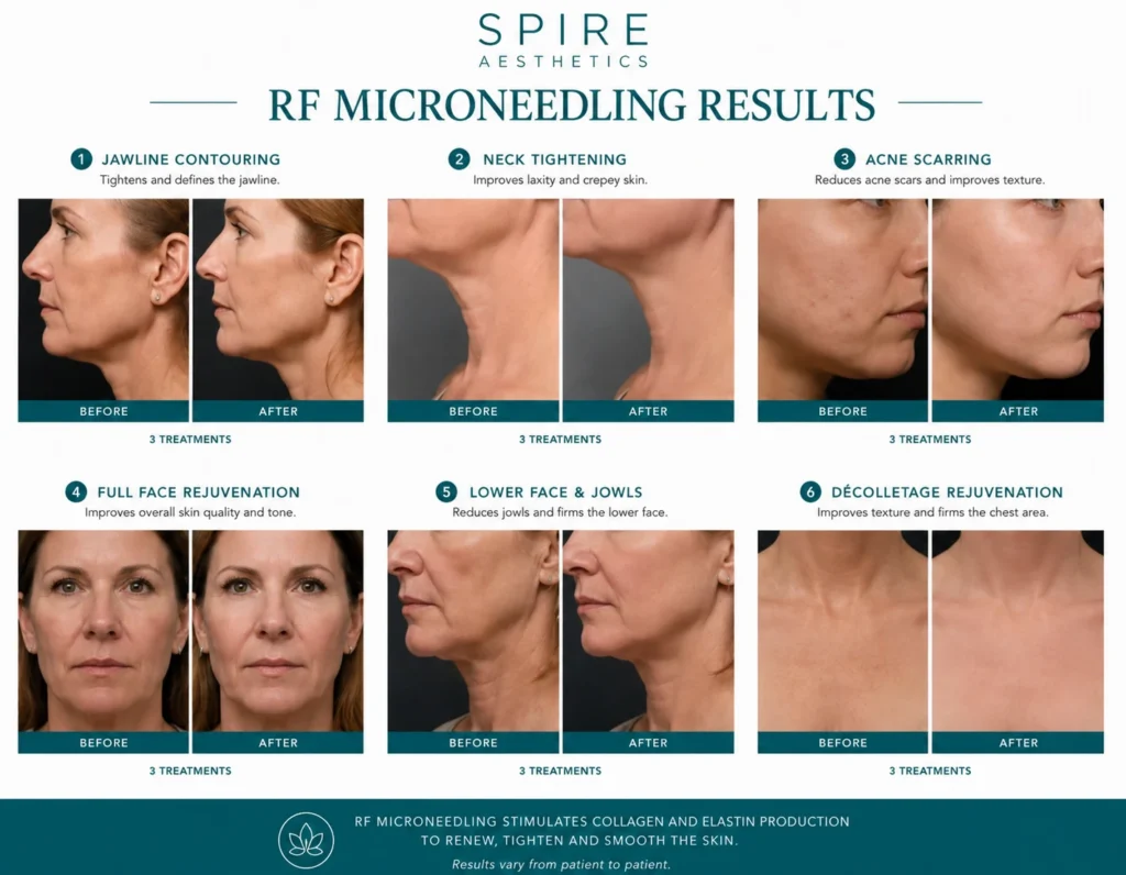 RF Microneedling Skin tightening West Malling results