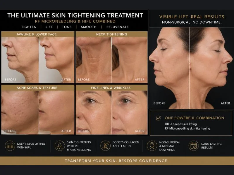 Results of combined treatment for the ultimate skin tightening treatment West Malling